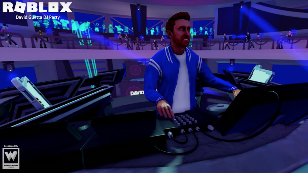 David Guetta realiza show interativo no metaverso do Roblox