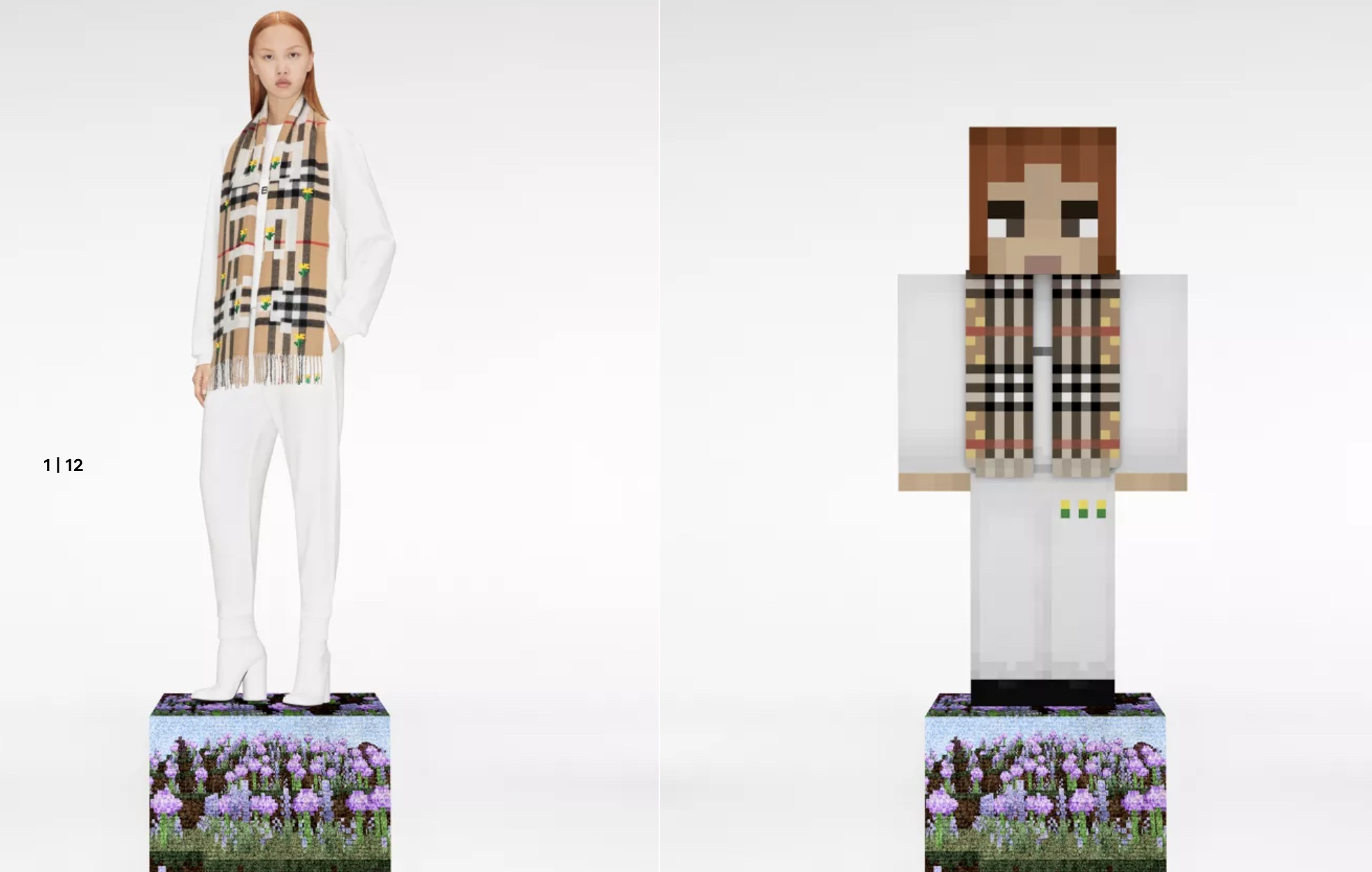 Burberry partners with Minecraft to launch DLC 